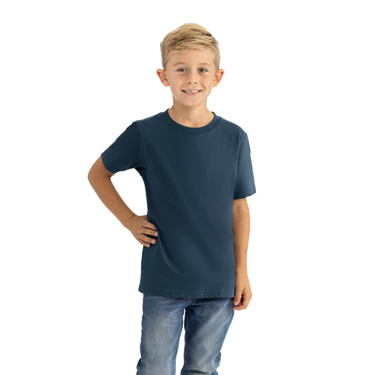 Next Level 3310 Youth Cotton T-Shirt - Indigo