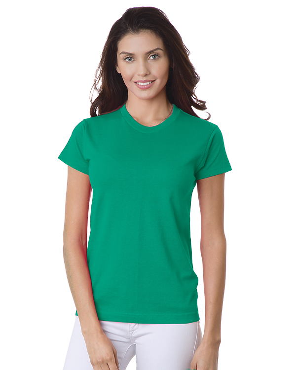 Bayside 3325 Women's USA-Made T-Shirt - Kelly Green