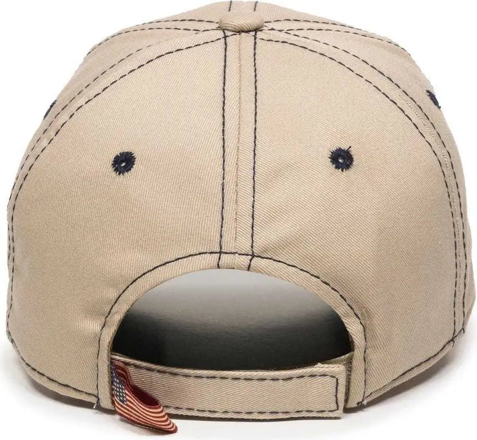 Oc Sports Usa-800 Adjustable Cap - Khaki - 6 7/8’’ - 7 1/2’’