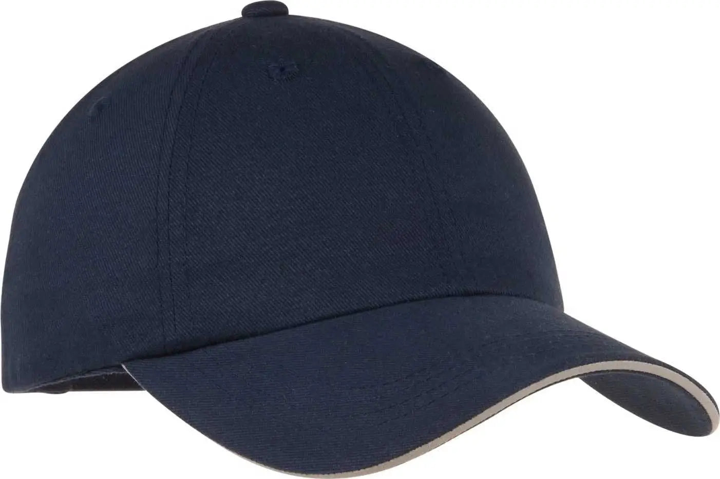 Port Authority C832 Reflective Sandwich Bill Cap - Navy - one Size Fits Most