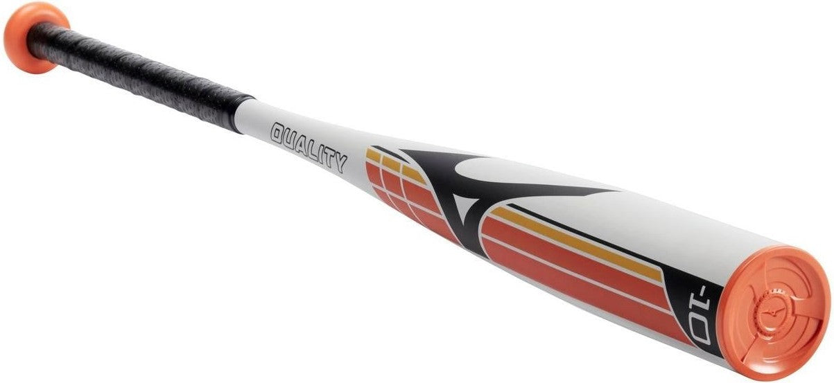 Mizuno DUALITY HYBRID - Big Barrel Youth USA Approved Bat (-10) - Gray-Red - HIT a Double - 1