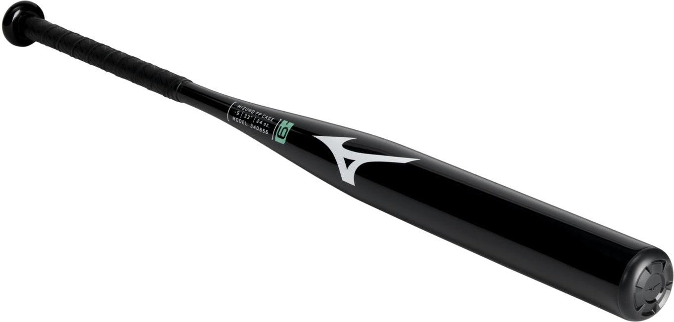 Mizuno CRBN1 Cage Bat  Fastpitch Softball Training Bat (-9) - Black - HIT a Double - 1