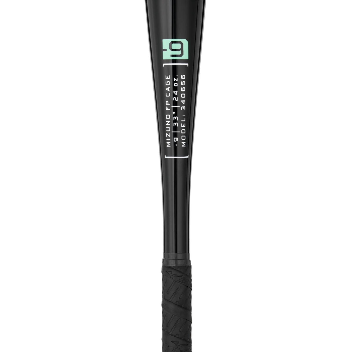 Mizuno CRBN1 Cage Bat  Fastpitch Softball Training Bat (-9) - Black - HIT a Double - 1
