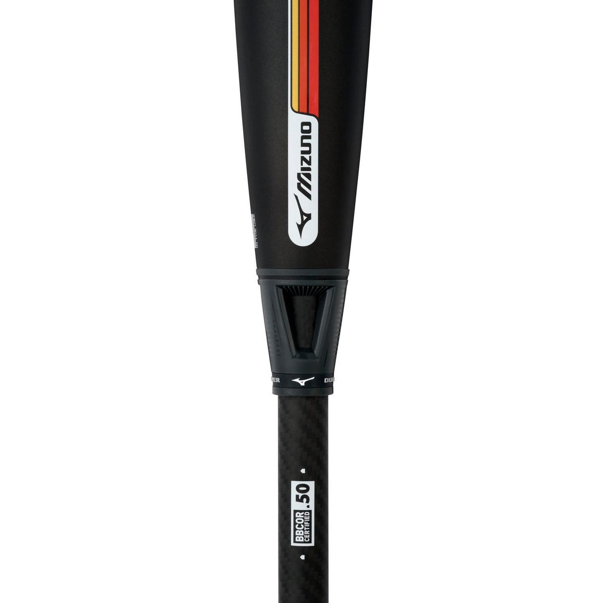 Mizuno CRBN PRO - BBCOR Baseball Bat (-3) - Black-Red - HIT a Double - 1