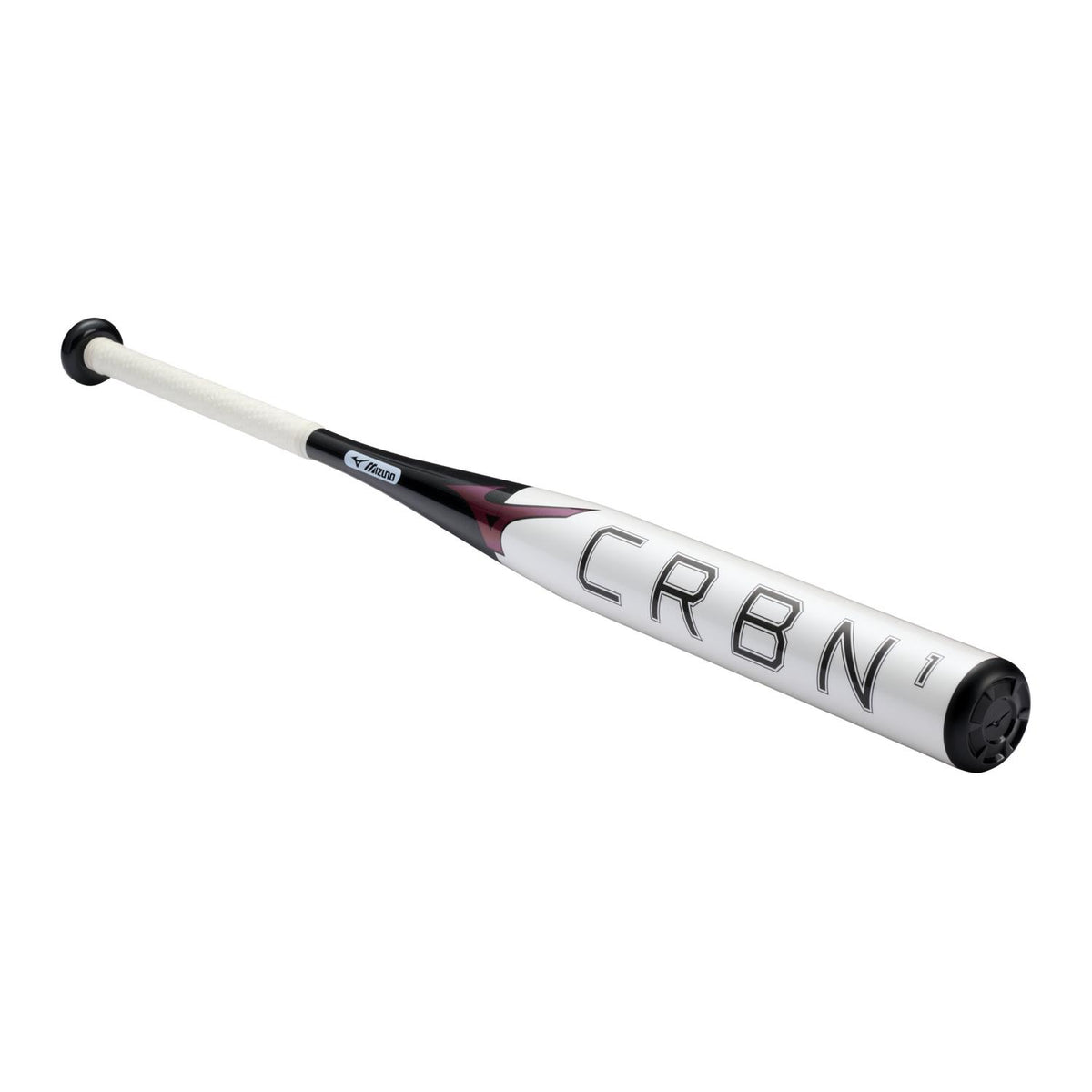 Mizuno CRBN1 Fastpitch Softball Bat (-10) - White-Black - HIT a Double - 1