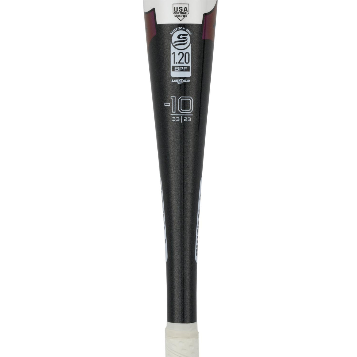 Mizuno CRBN1 Fastpitch Softball Bat (-10) - White-Black - HIT a Double - 1