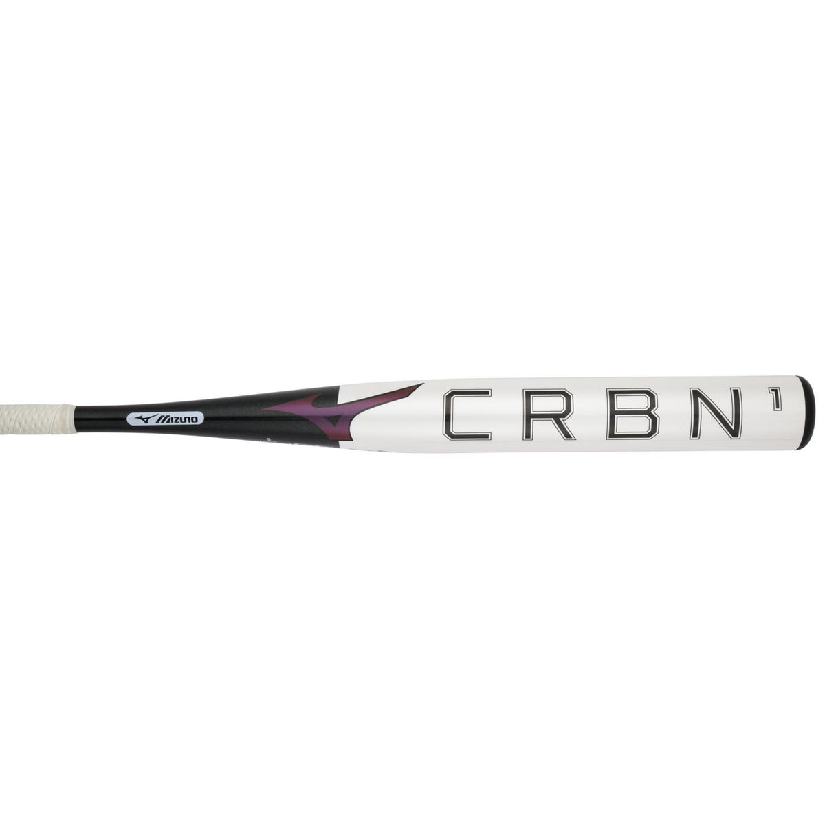 Mizuno CRBN1 Fastpitch Softball Bat (-10) - White-Black - HIT a Double - 1