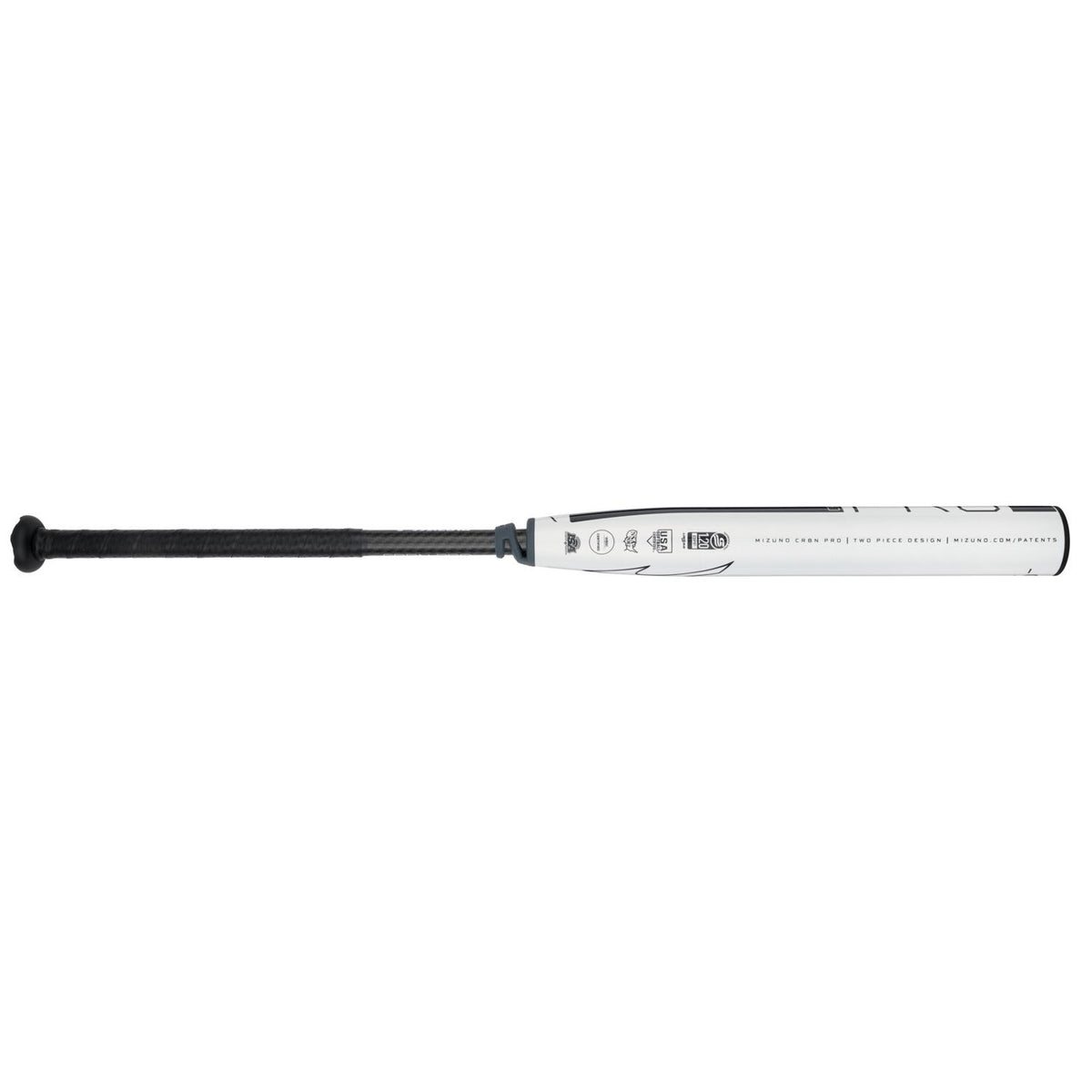 Mizuno CRBN PRO Fastpitch Softball Bat (-9) - Pearl - HIT a Double - 1