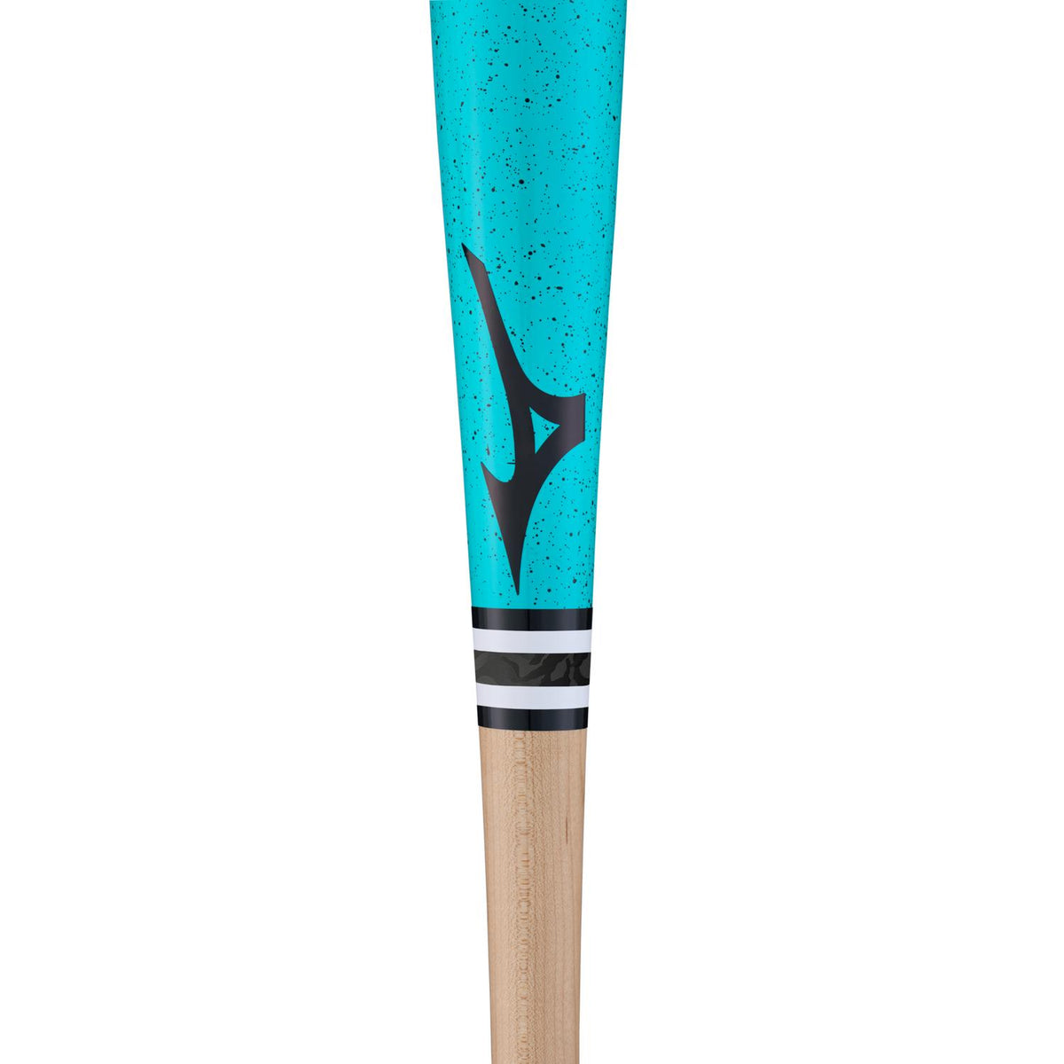 Mizuno Pro Batch MZM 110 Maple Wood Baseball Bat - Teal Green - HIT a Double - 1