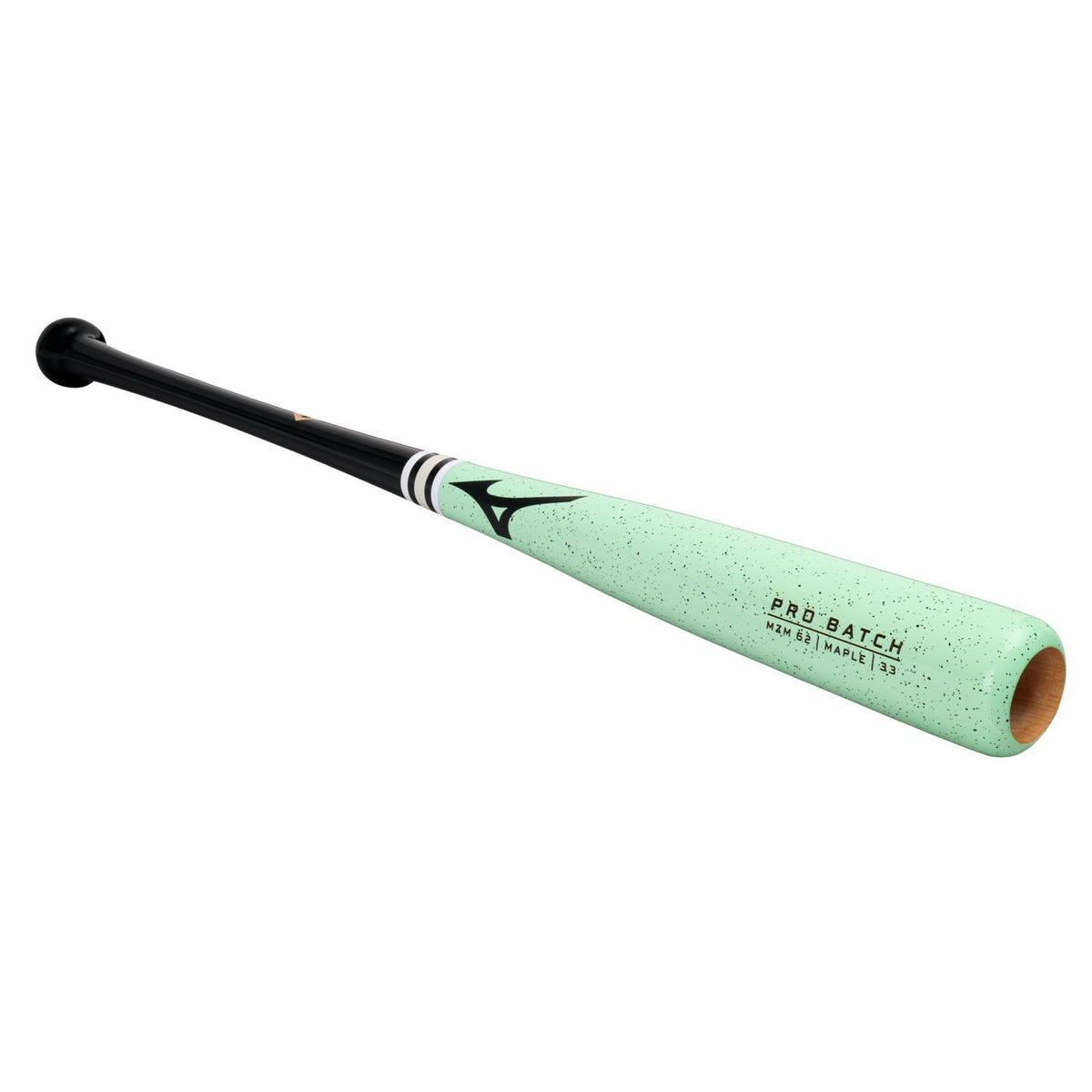 Mizuno Pro Batch MZM 62 Maple Wood Baseball Bat - Mint - HIT a Double - 1