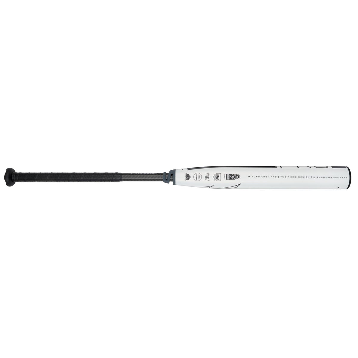 Mizuno CRBN PRO Fastpitch Softball Bat (-8) - Pearl - HIT a Double - 1
