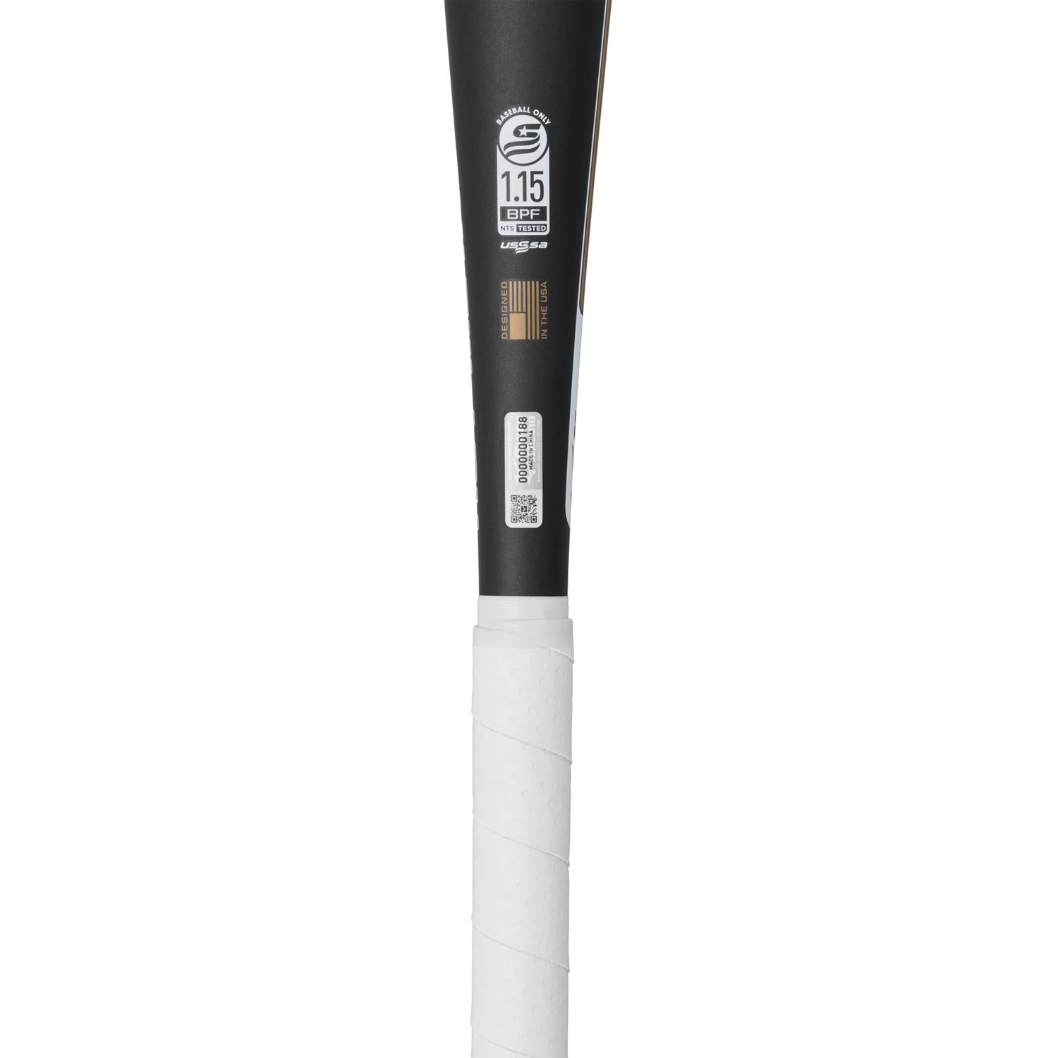 Mizuno HOT METAL - Big Barrel Youth USSSA Baseball Bat  (-10) - Black-Gold - HIT a Double - 1