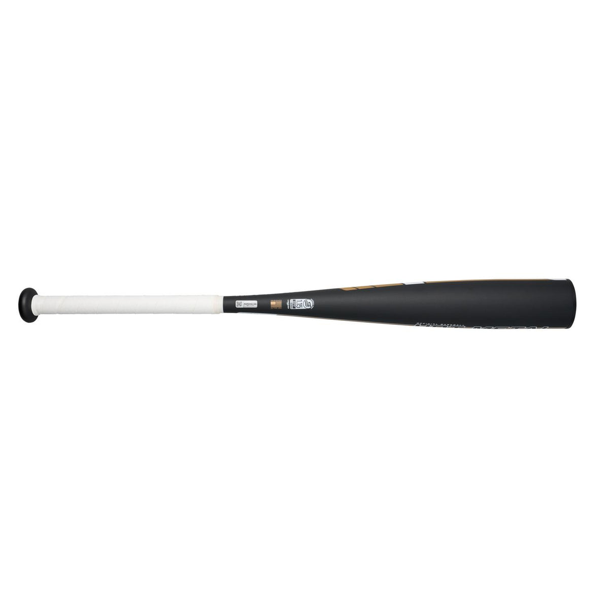 Mizuno HOT METAL - Big Barrel Youth USSSA Baseball Bat  (-10) - Black-Gold - HIT a Double - 1