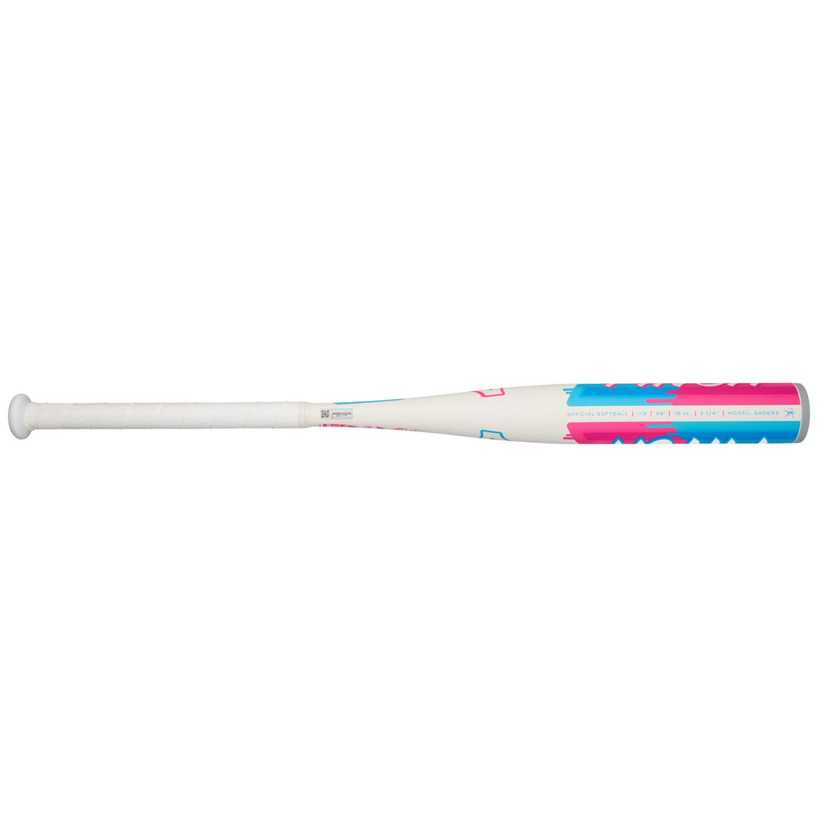 Mizuno Finch Fastpitch Softball Bat (-13) - Blue-White - HIT a Double - 1