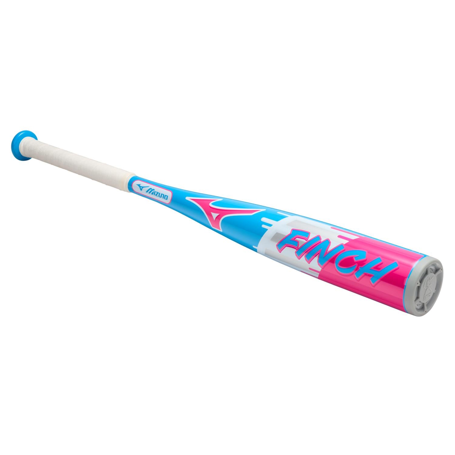 Mizuno Finch Youth Tee Ball Softball Bat (-13) - Blue-White - HIT a Double - 1