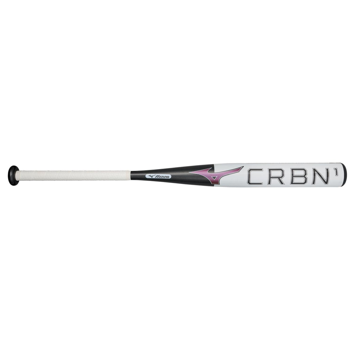 Mizuno CRBN1 Fastpitch Softball Bat (-11) - White-Black - HIT a Double - 1