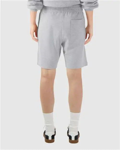 American Apparel 2pq Pique Unisex Gym Shorts - Heather Grey