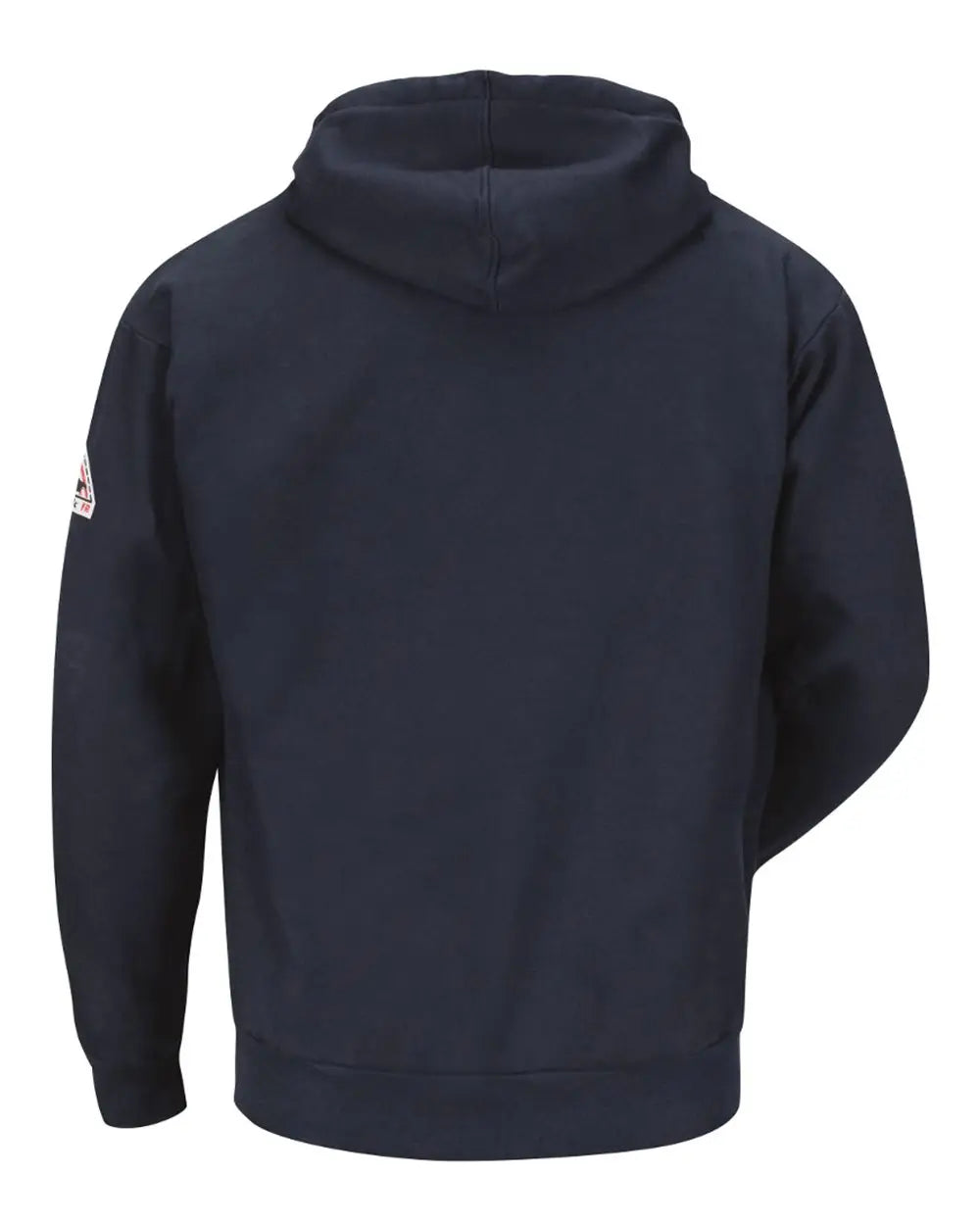 Bulwark Seh4 Zip-front Hooded Sweatshirt - Navy - s