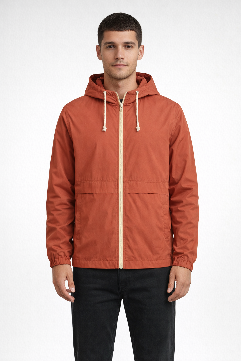 Orange Tea WP VINTAGE HOODED RAIN JACKET