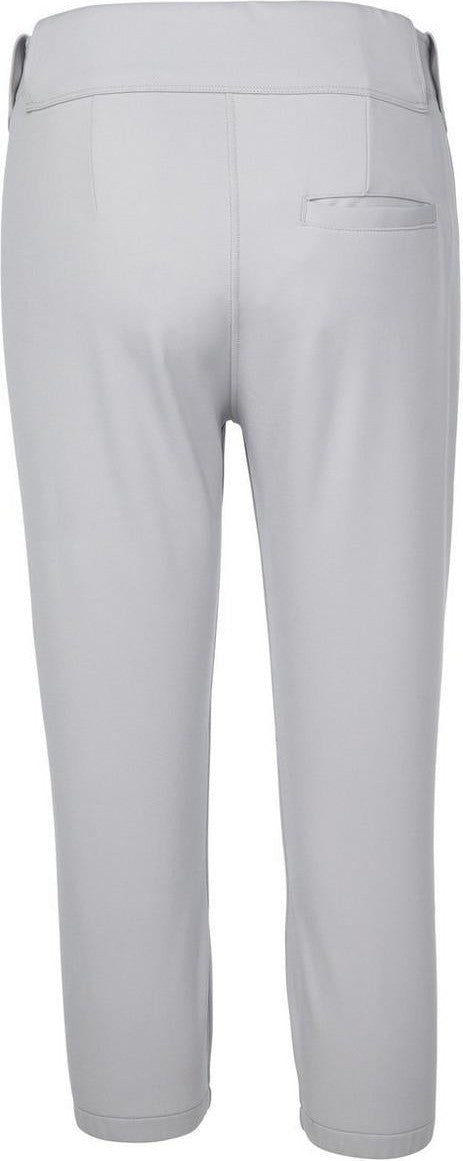 Mizuno Women's Belted Stretch Softball Pant - Gray - HIT a Doubloe