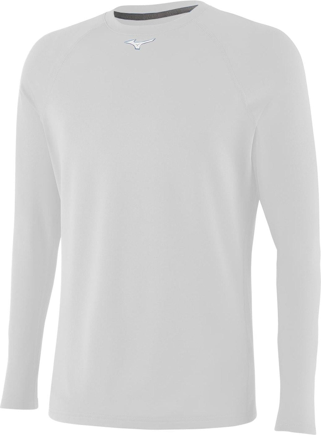 Mizuno Men's Thermo Compression Long Sleeve - White - HIT a Doubloe