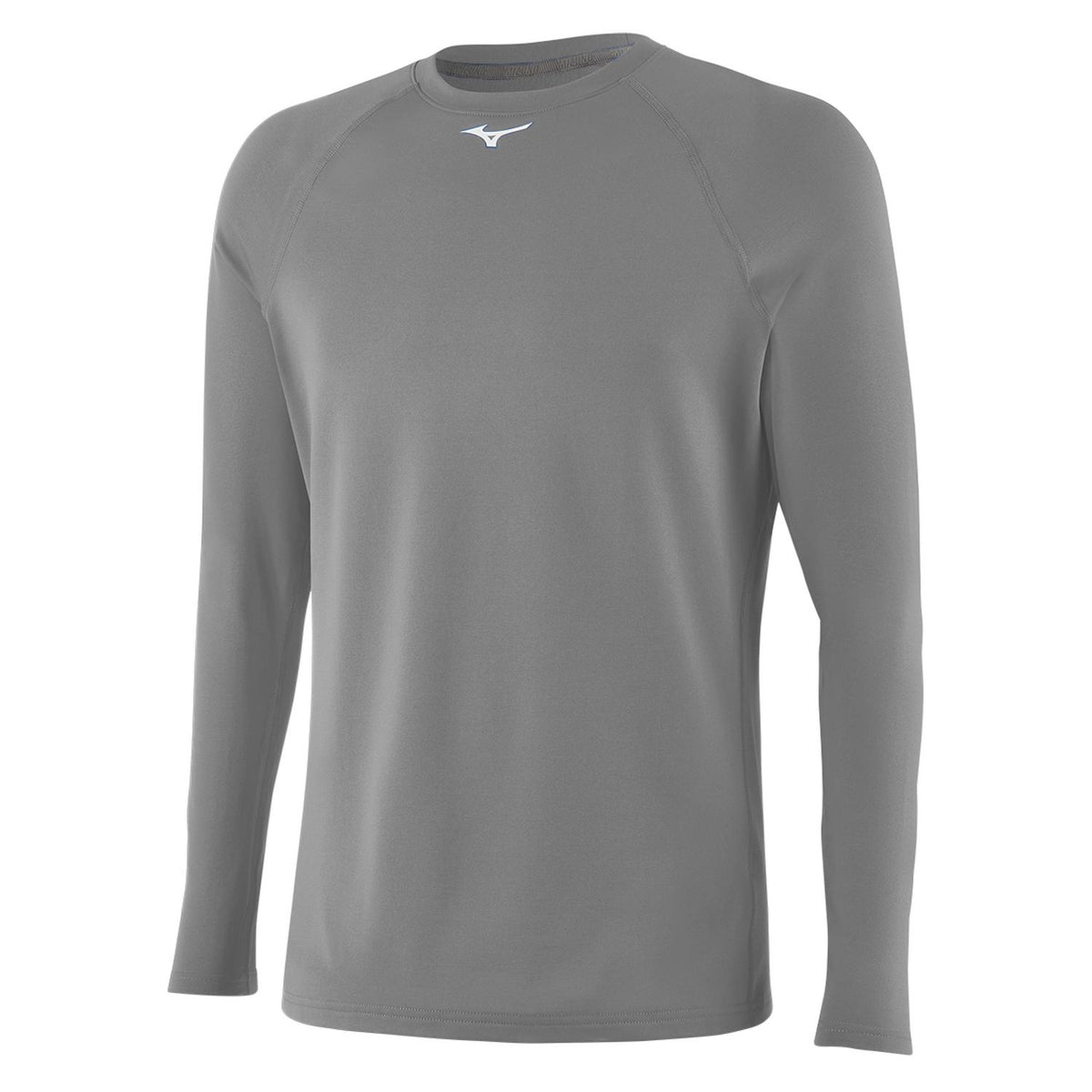 Mizuno Men's Thermo Compression Long Sleeve - Gray - HIT a Doubloe