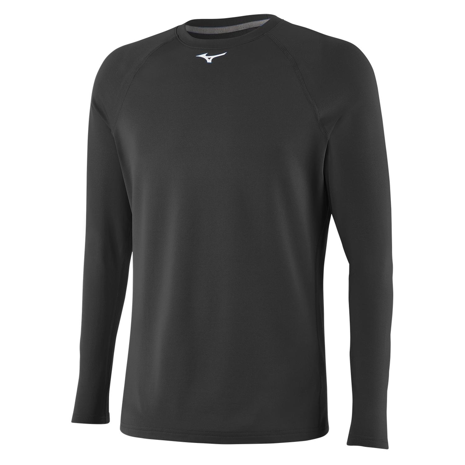 Mizuno Youth Thermo Compression Long Sleeve - Charcoal - HIT a Doubloe