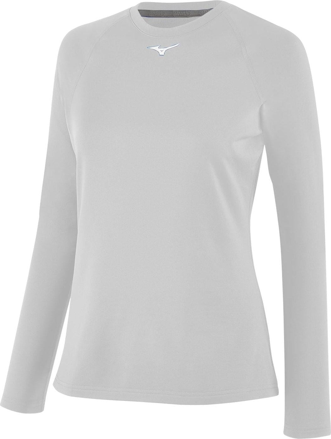 Mizuno Women's Thermo Compression Long Sleeve - White - HIT a Doubloe