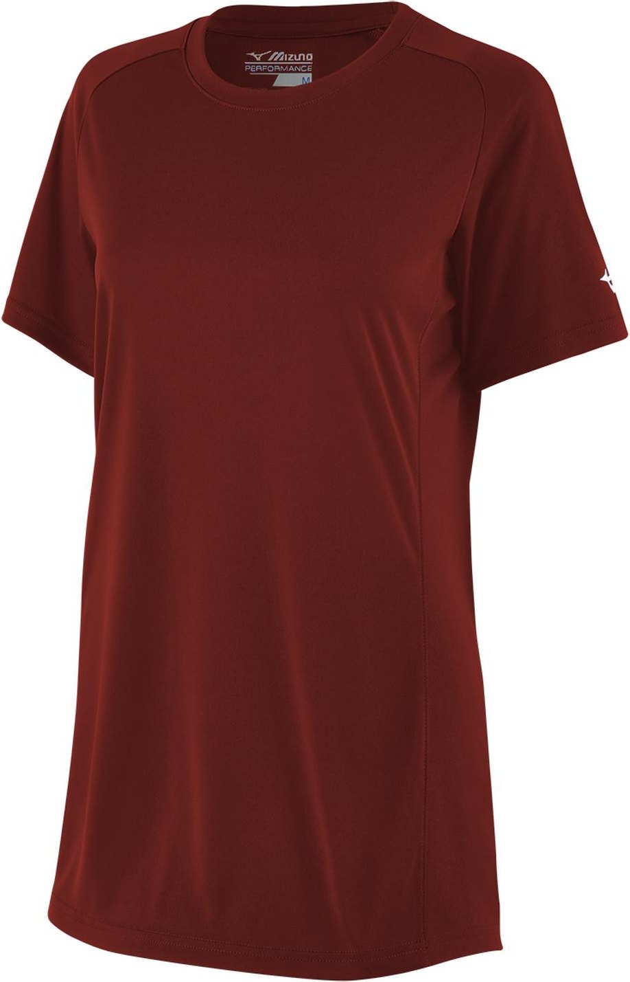 Mizuno Women's Softball Crew Neck Jersey - Cardinal - HIT a Doubloe