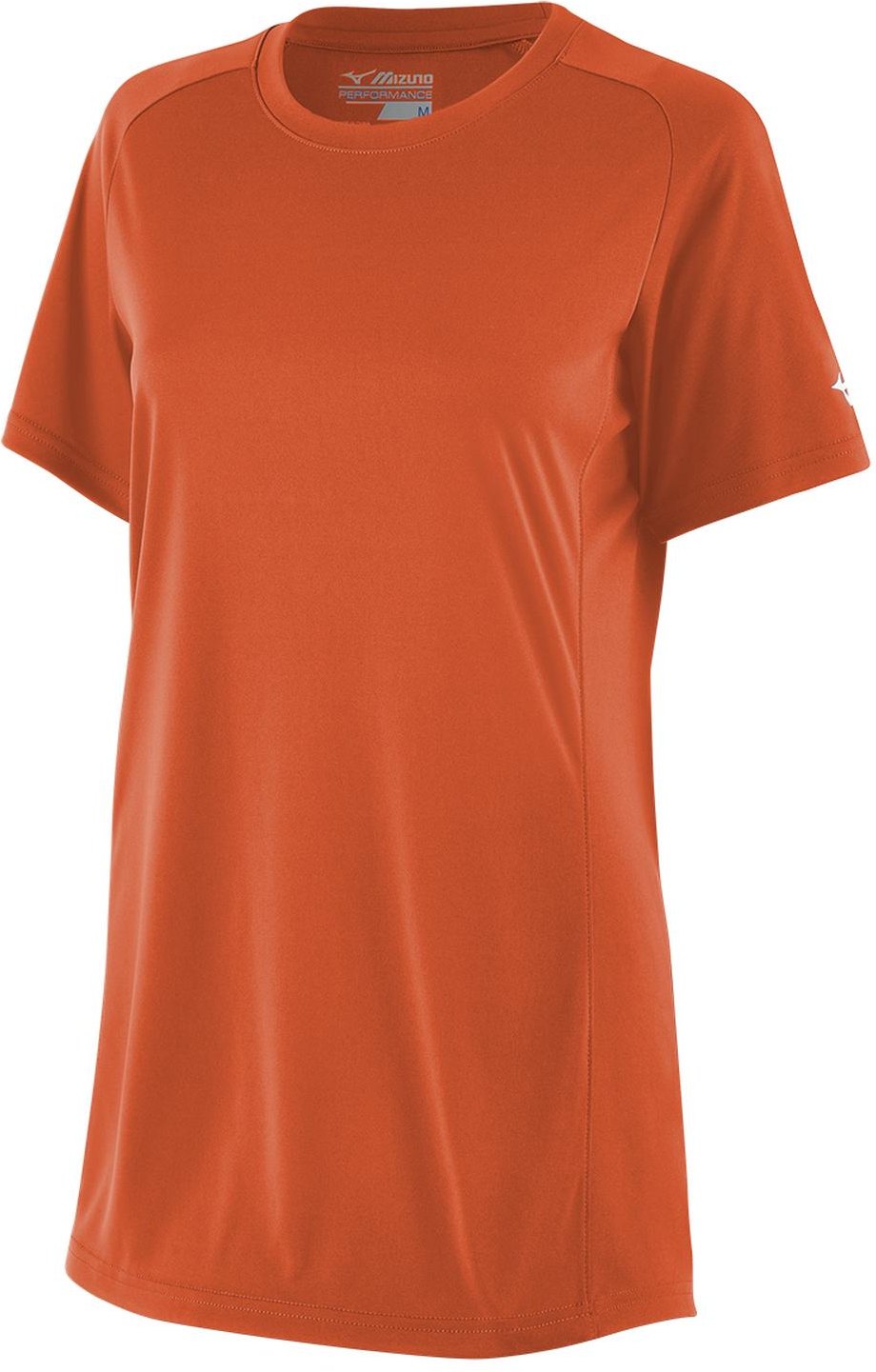 Mizuno Women's Softball Crew Neck Jersey - Orange - HIT a Doubloe