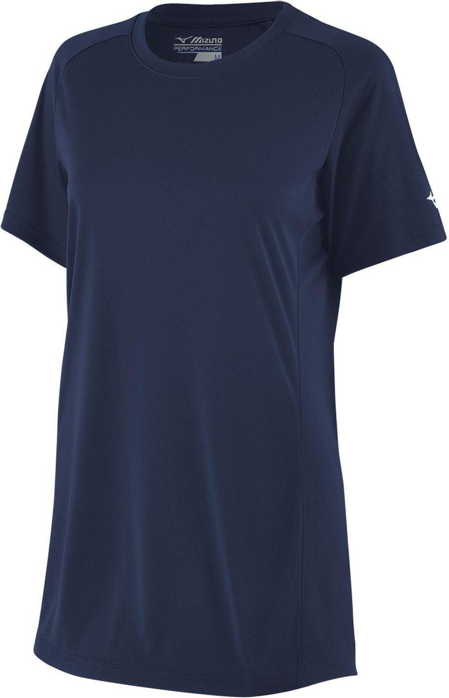 Mizuno Women's Softball Crew Neck Jersey - Navy - HIT a Doubloe