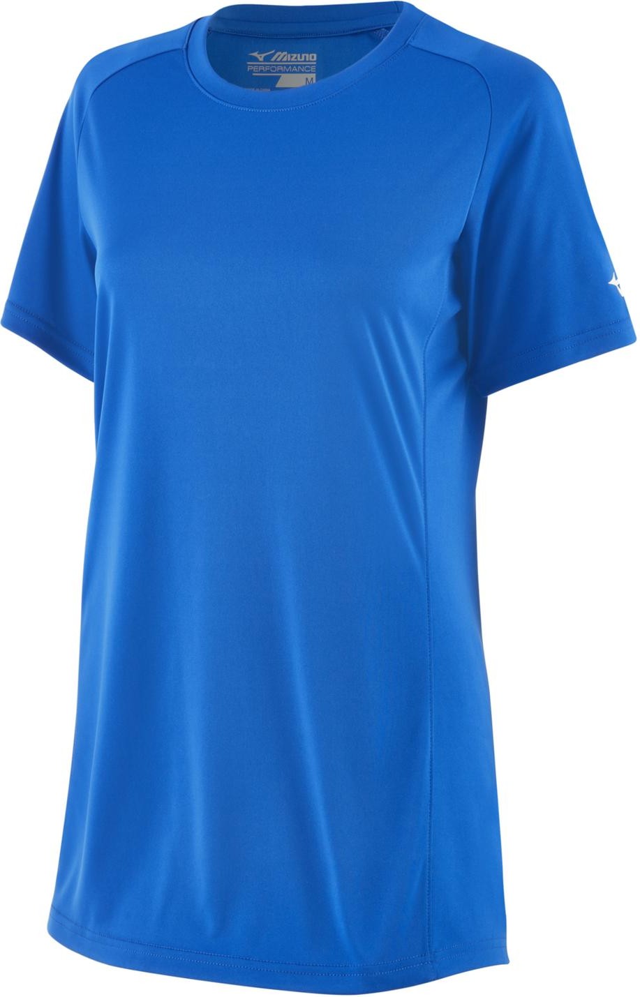 Mizuno Women's Softball Crew Neck Jersey - Royal - HIT a Doubloe
