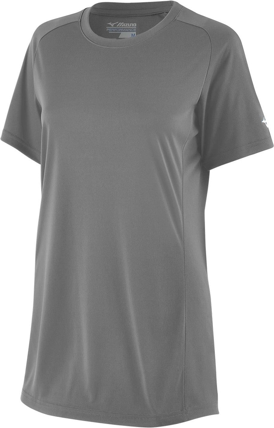 Mizuno Women's Softball Crew Neck Jersey - Gray - HIT a Doubloe