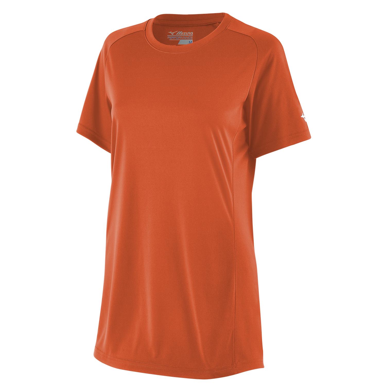 Mizuno Youth Softball Crew Neck Jersey - Orange - HIT a Doubloe
