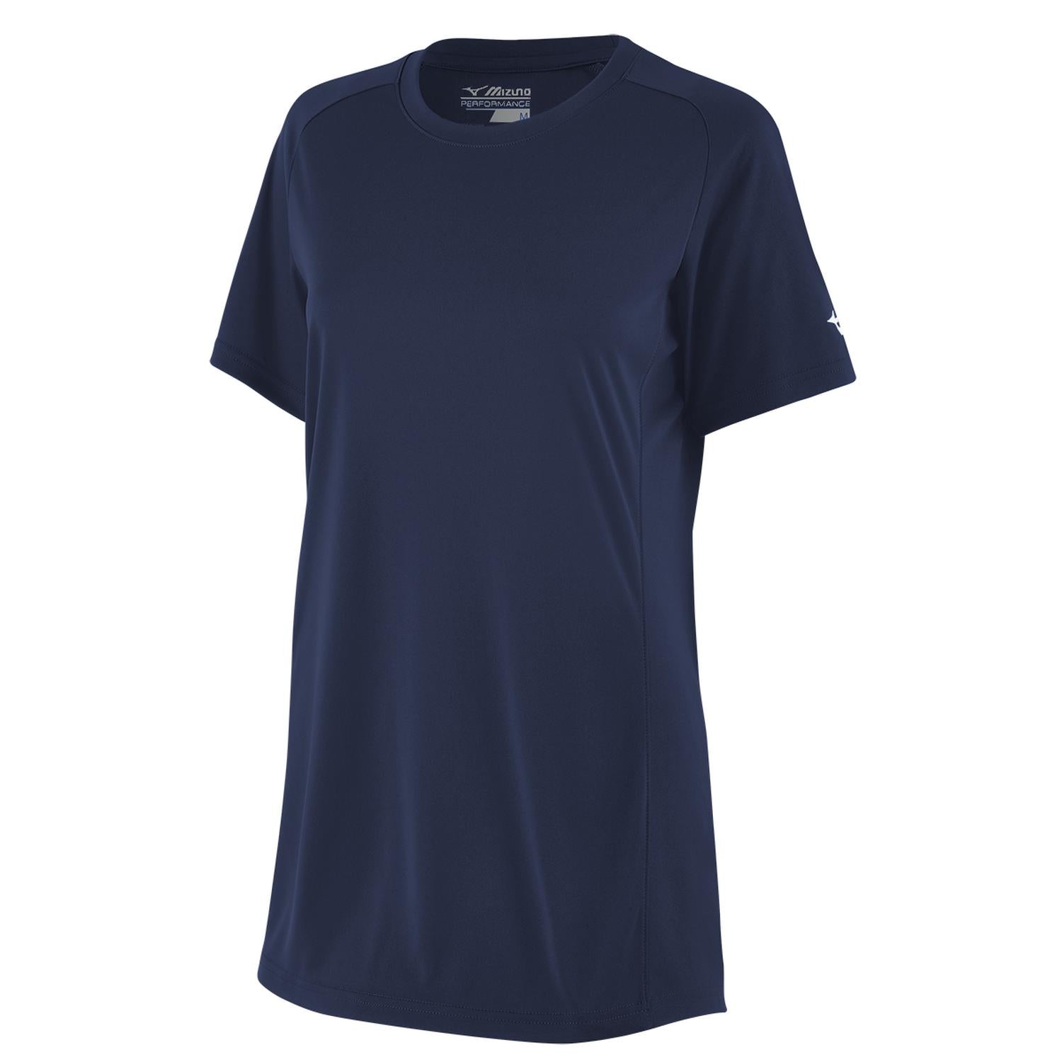 Mizuno Youth Softball Crew Neck Jersey - Navy - HIT a Doubloe