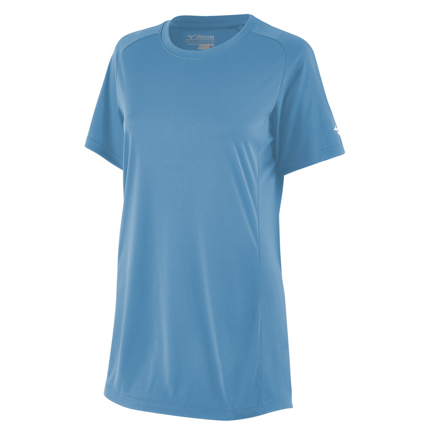 Mizuno Youth Softball Crew Neck Jersey - Light Blue - HIT a Doubloe