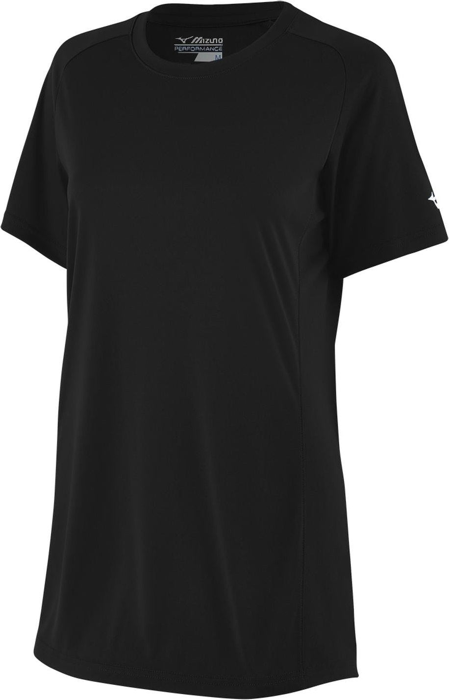 Mizuno Youth Softball Crew Neck Jersey - Black - HIT a Doubloe