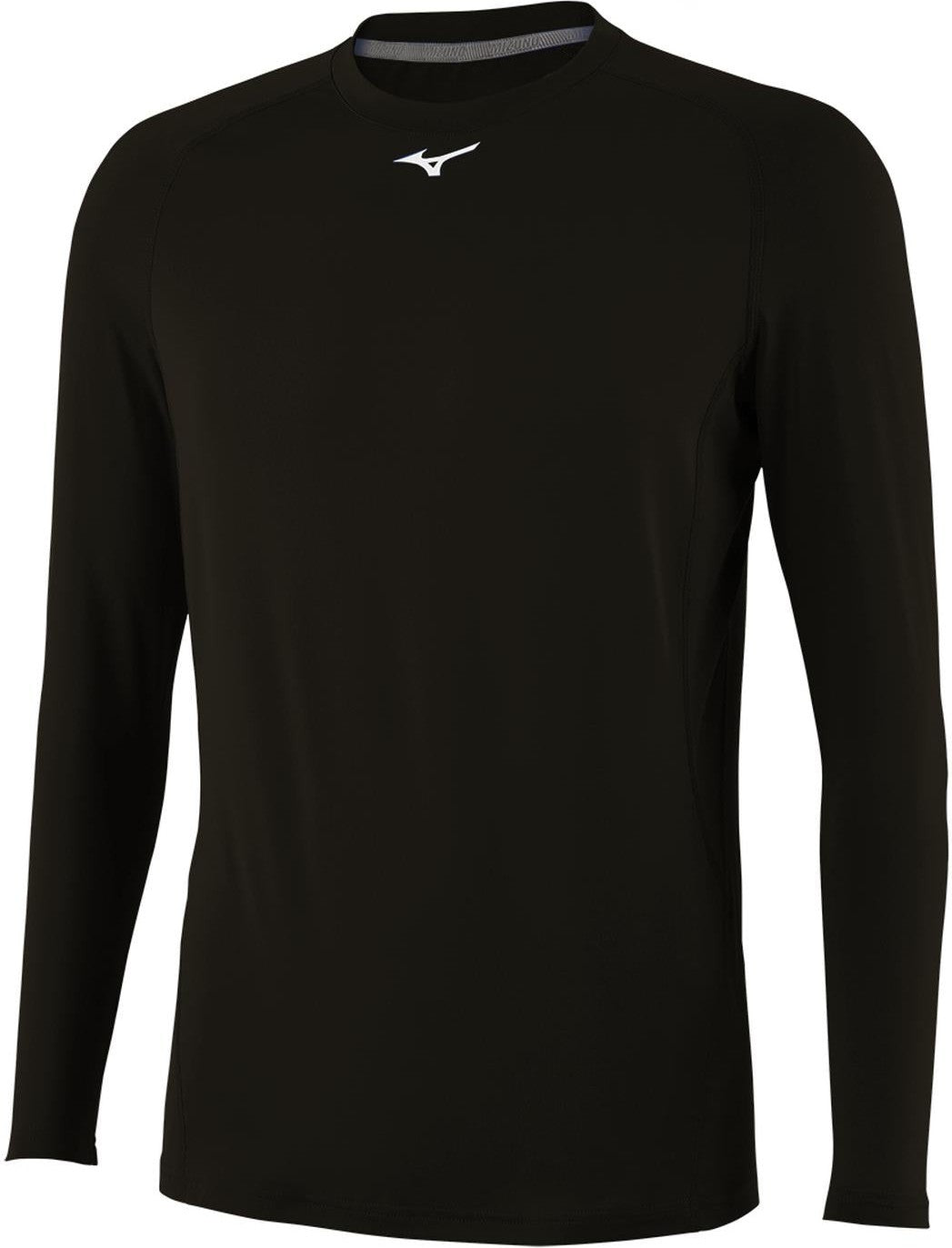 Mizuno Youth Long Sleeve Compression Top - Navy - HIT a Doubloe