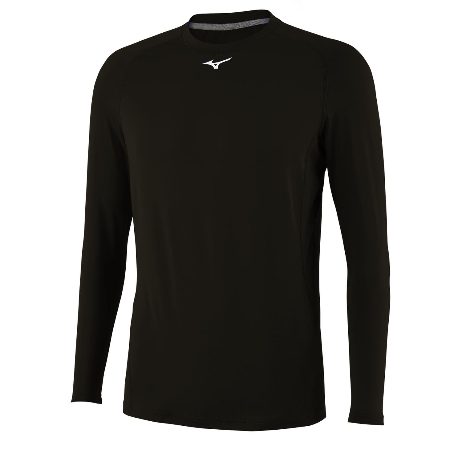 Mizuno Youth Long Sleeve Compression Top - Navy - HIT a Doubloe