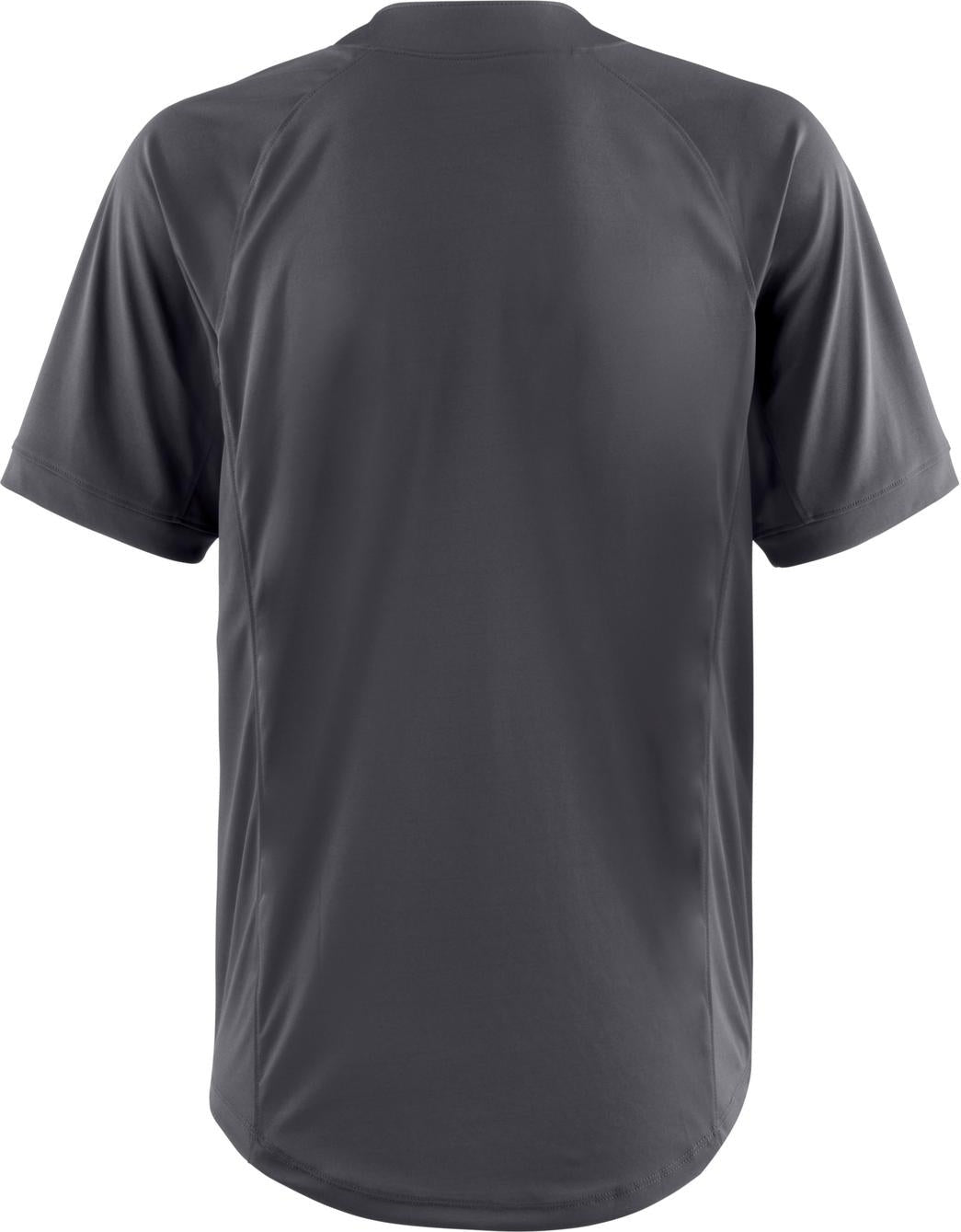 Mizuno Youth NXT 1-Button Baseball Jersey - Charcoal - HIT a Doubloe