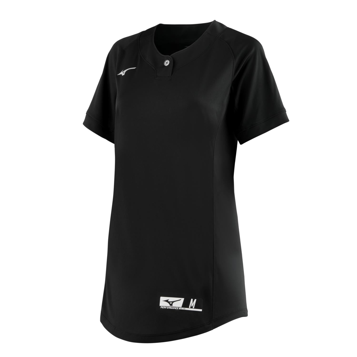 Mizuno AEROLITE 2-Button Sleeveless Softball Jersey - Black - HIT a Doubloe