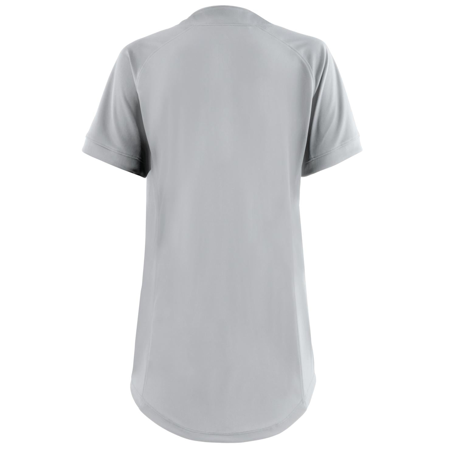 Mizuno AEROLITE 2-Button Sleeveless Softball Jersey - Gray - HIT a Doubloe