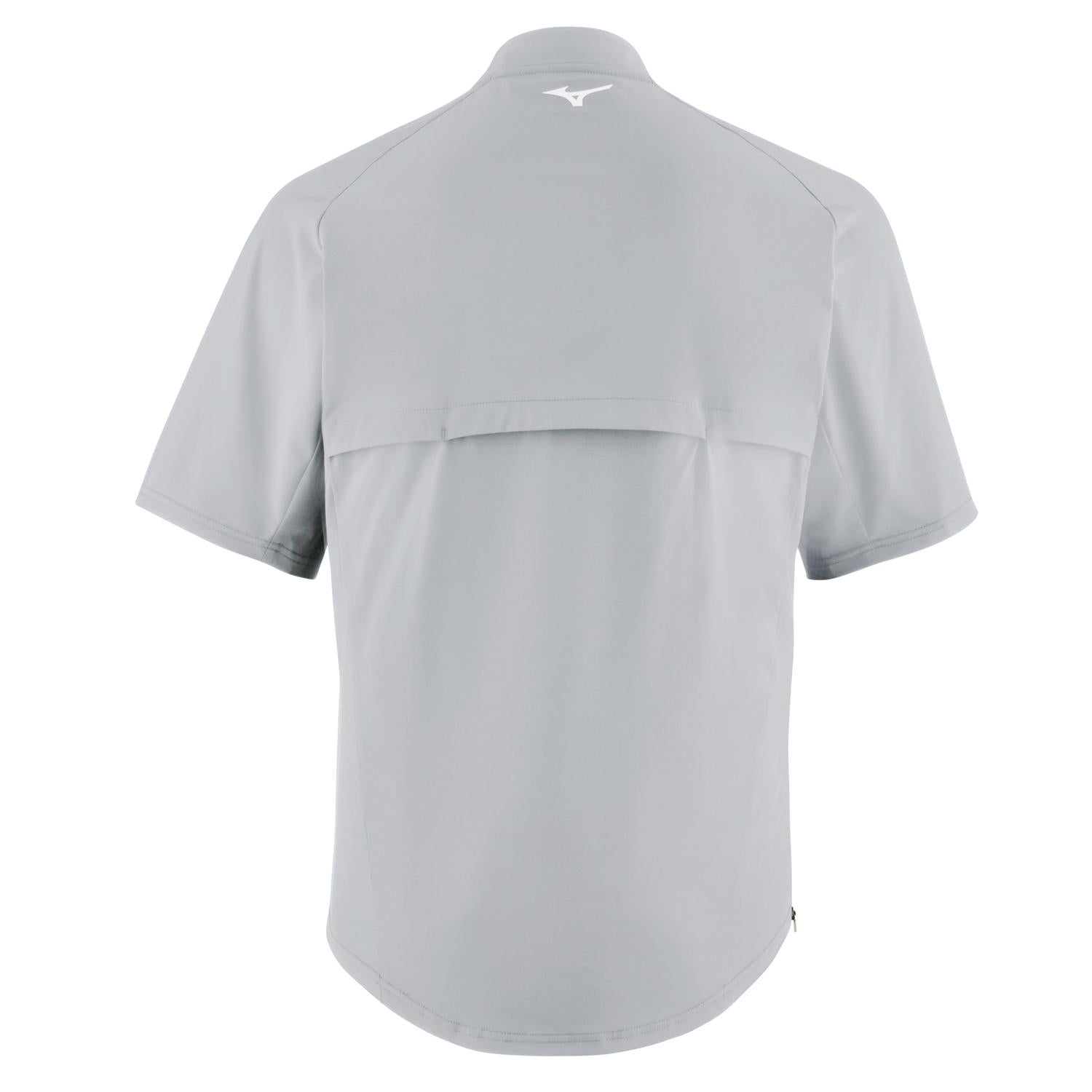 Mizuno Youth Short Sleeve Baseball Hitting Jacket - Gray - HIT a Doubloe