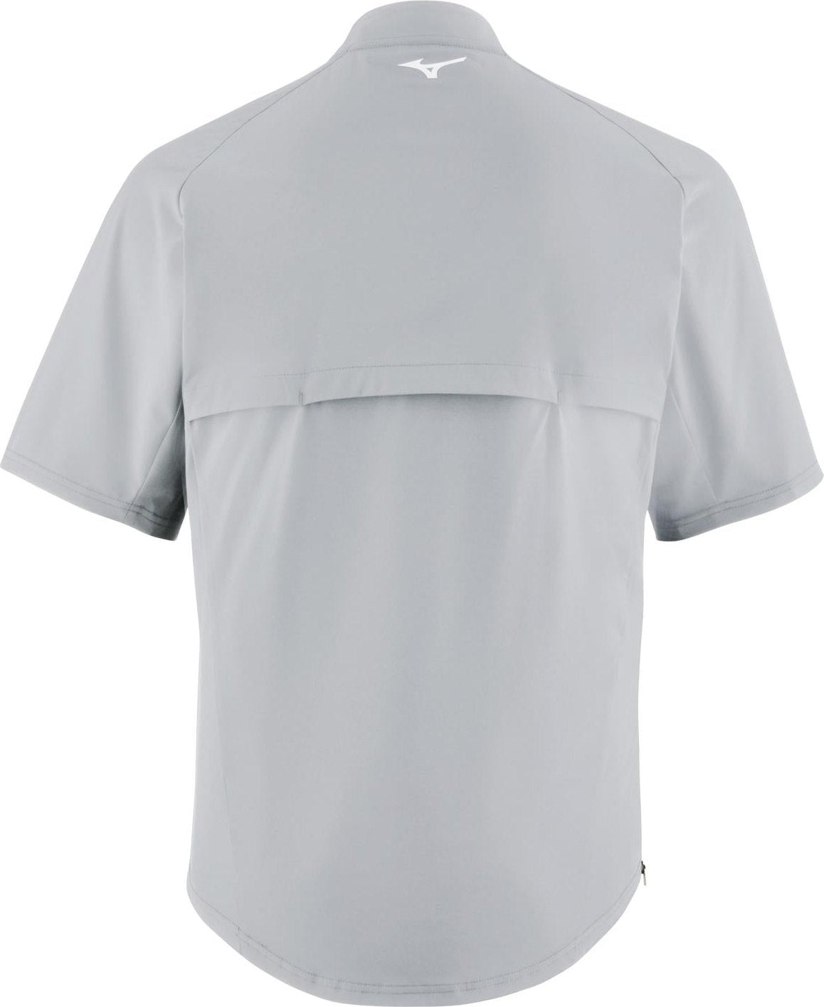 Mizuno Short Sleeve Hitting Jacket - Gray - HIT a Doubloe