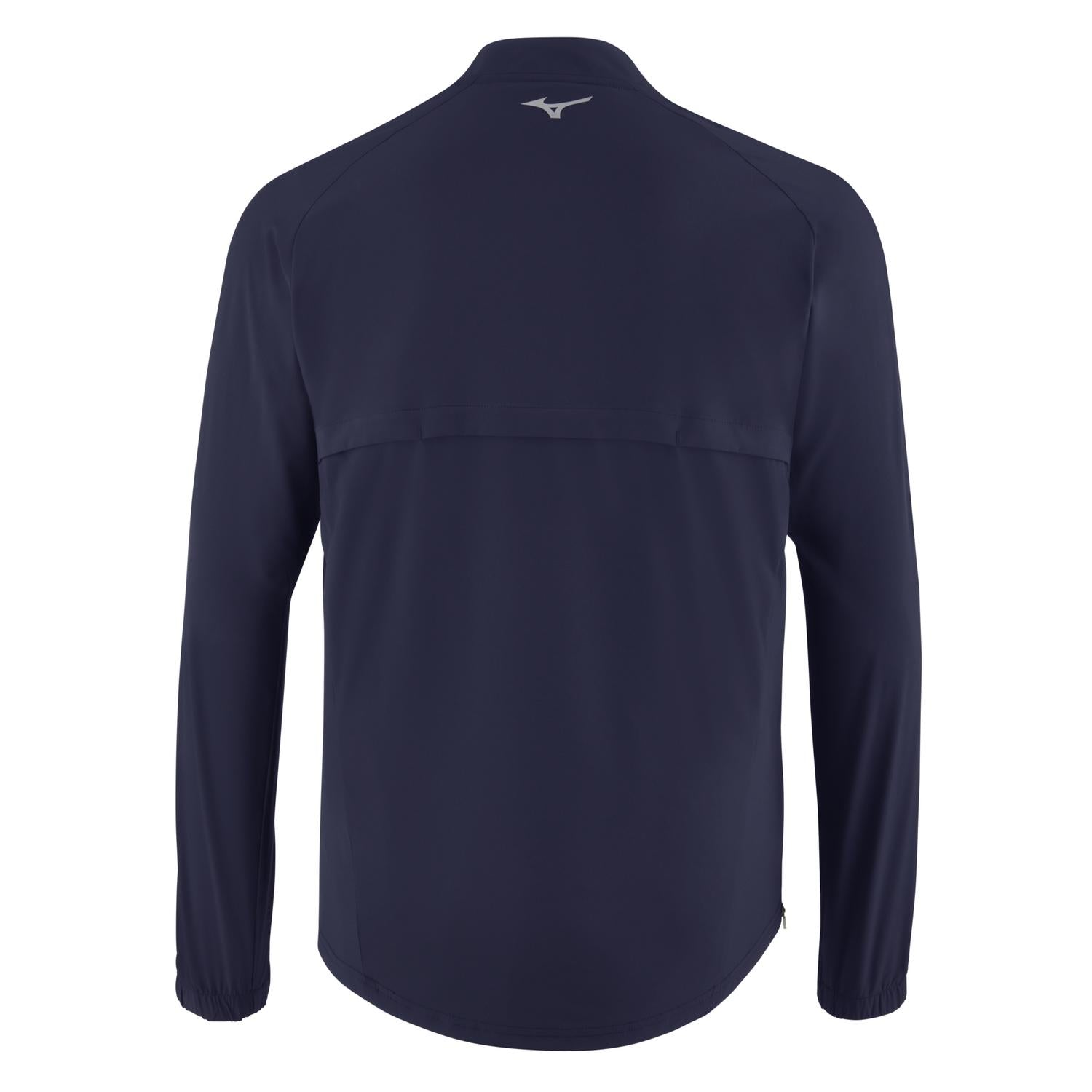 Mizuno Youth Long Sleeve Baseball Hitting Jacket - Navy - HIT a Doubloe