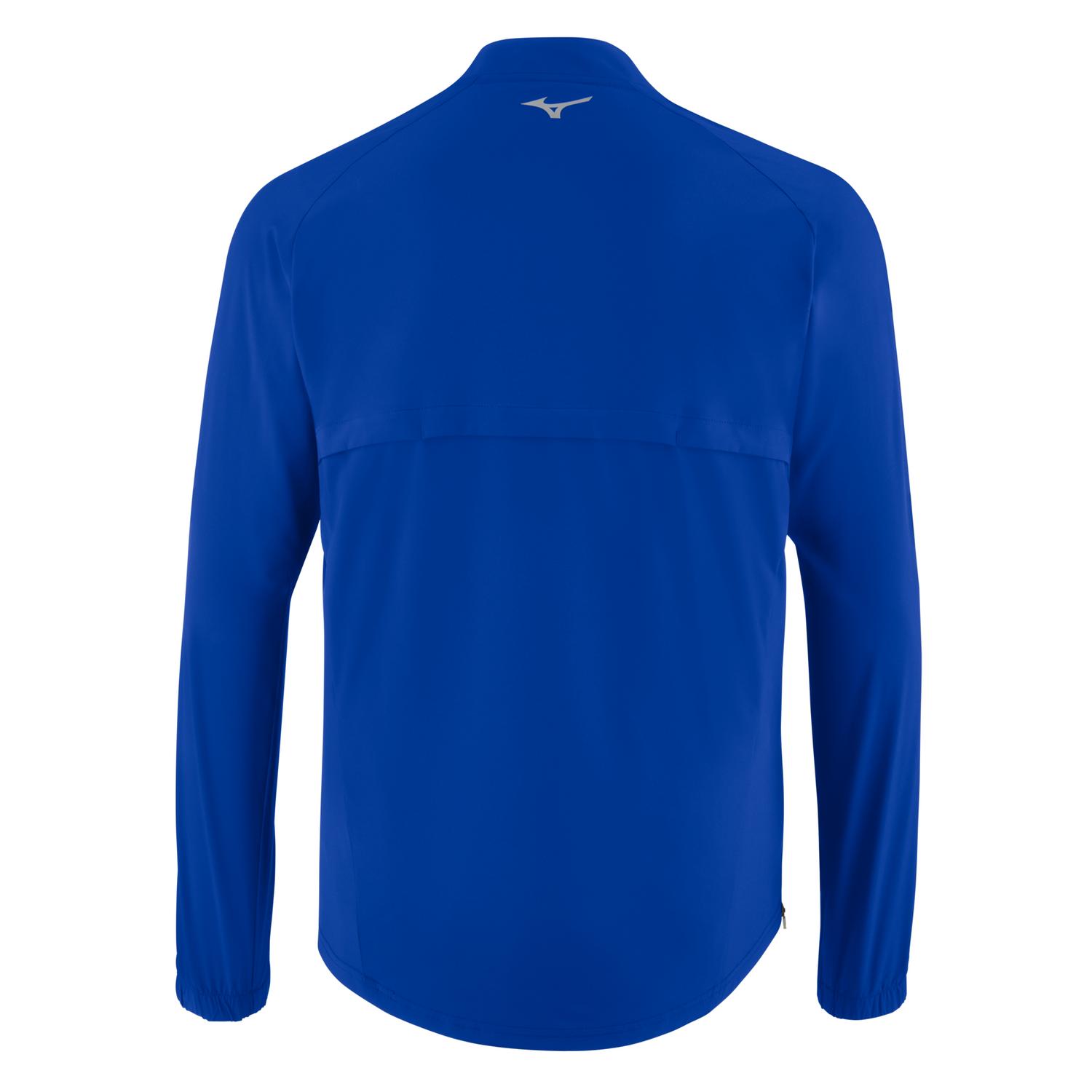 Mizuno Youth Long Sleeve Baseball Hitting Jacket - Royal - HIT a Doubloe