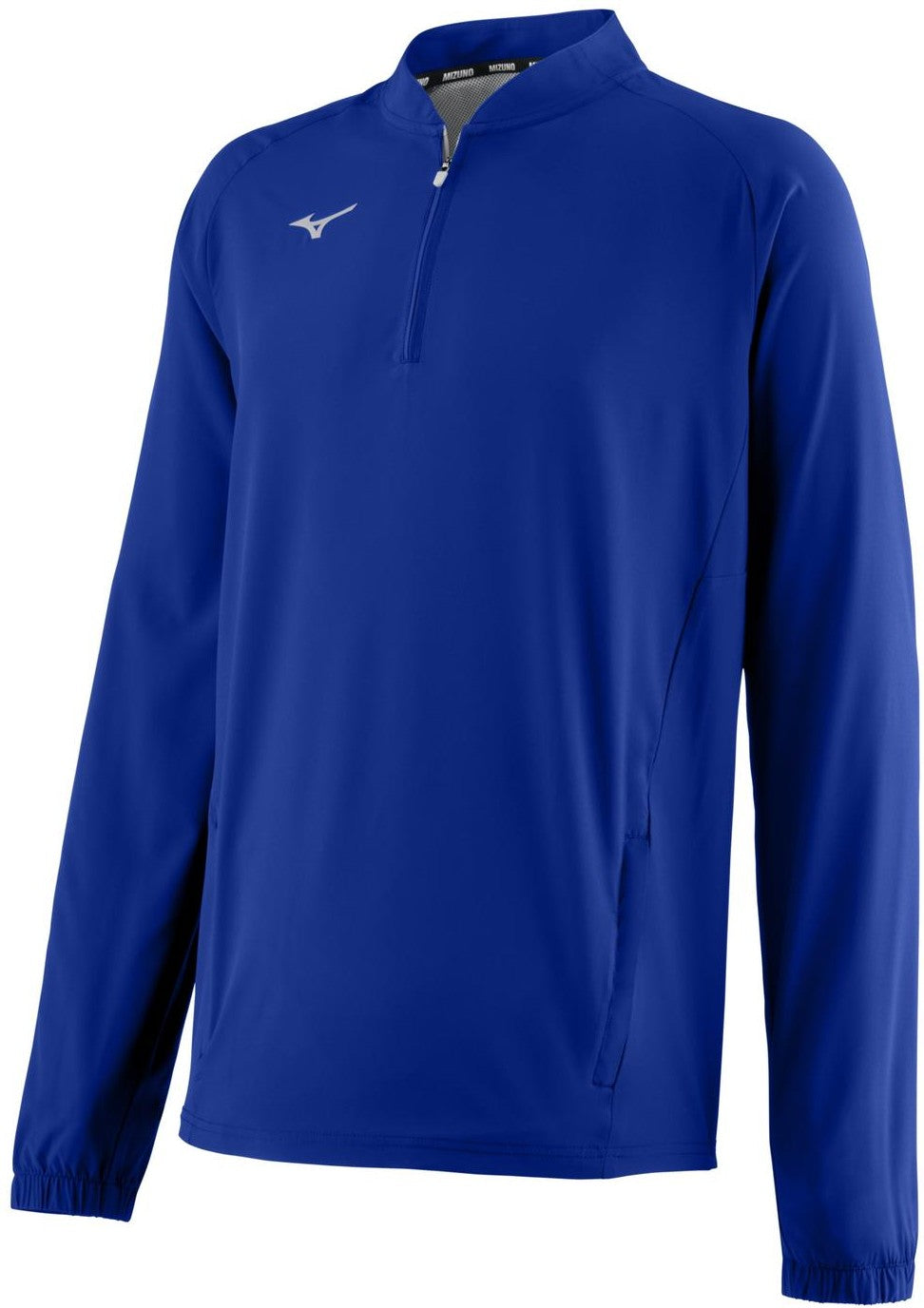 Mizuno Long Sleeve Hitting Jacket - Royal - HIT a Doubloe