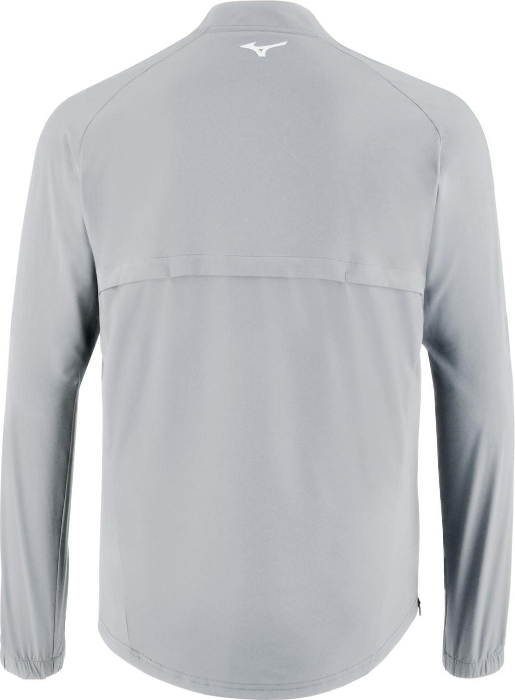 Mizuno Long Sleeve Hitting Jacket - Gray - HIT a Doubloe