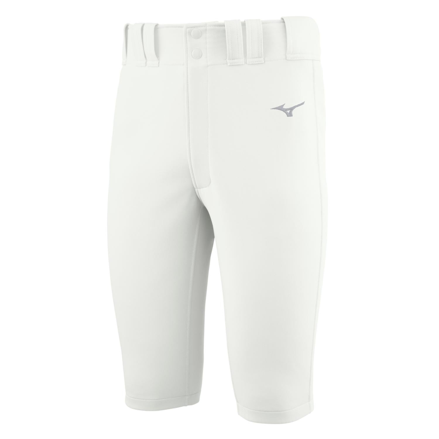 Mizuno Youth Premier Shorty Knicker Baseball Pant - White - HIT a Doubloe