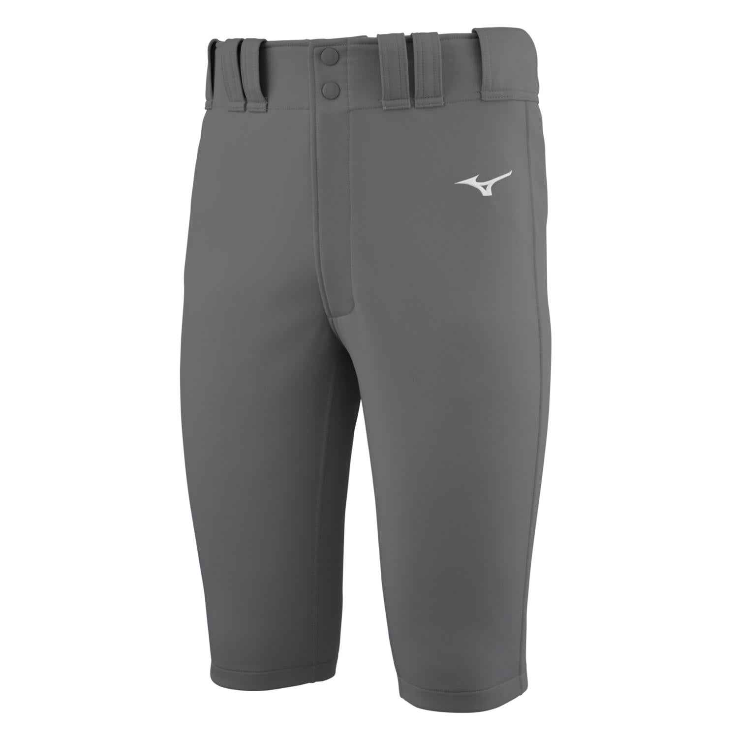 Mizuno Youth Premier Shorty Knicker Baseball Pant - Dark Charcoal - HIT a Doubloe